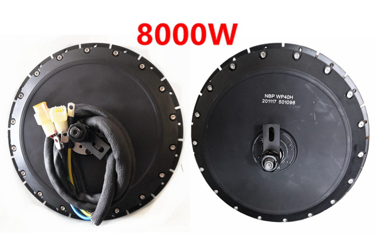 72V 8000W Brushless Hub Motor - Estoque dos eua qs273 40h pico