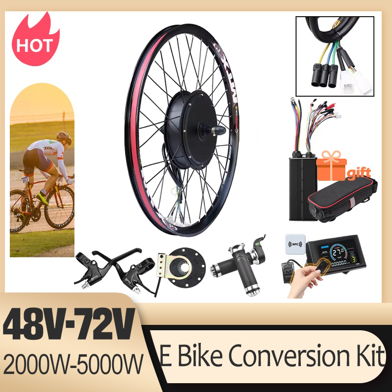 Kit de Conversão para Biciclet - 5000W Hub Motor Kit 72V avaliação e preço