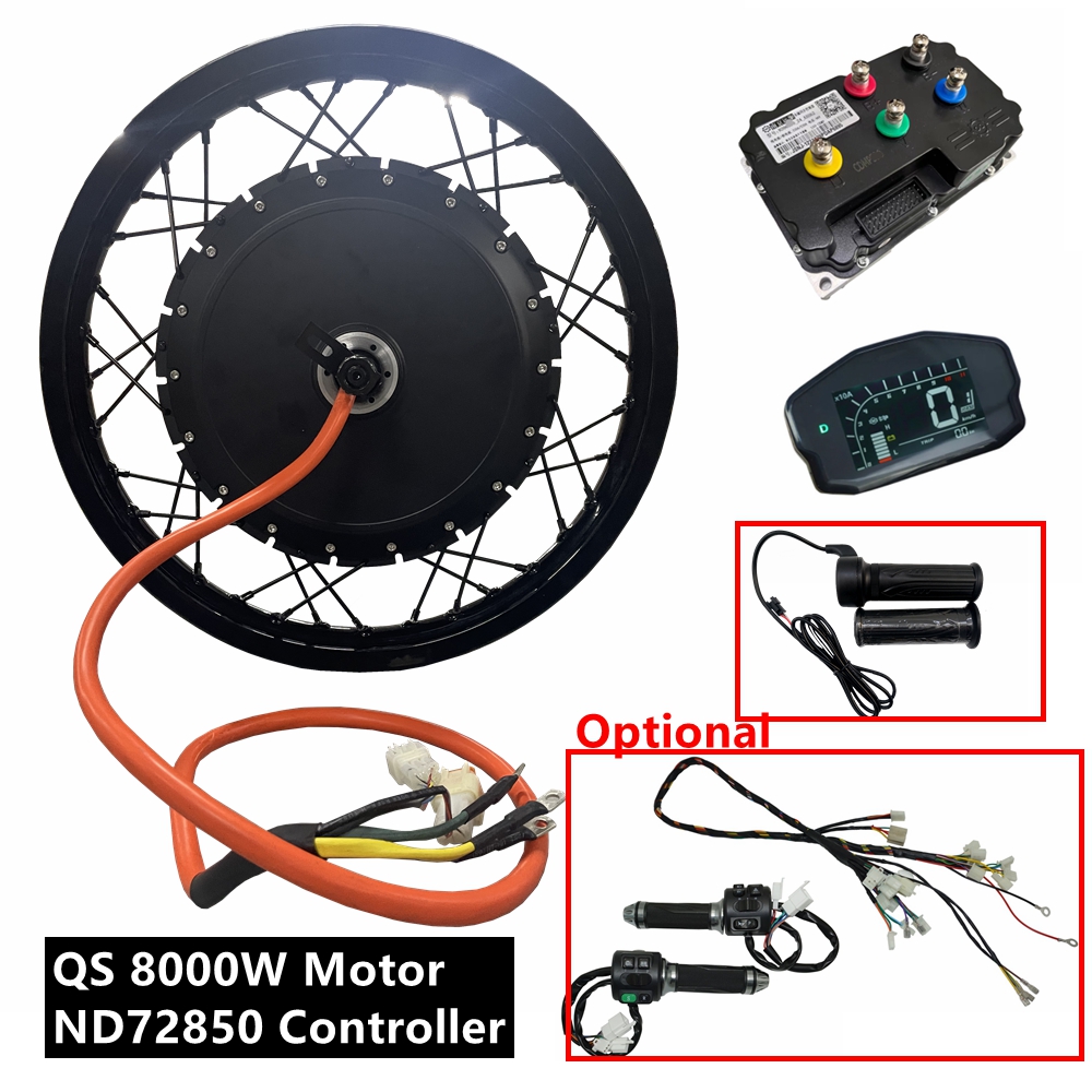 Nbpower/qs273 v3 72v 8000w ebi - 72V 8000W Brushless Hub Motor avaliação e preço