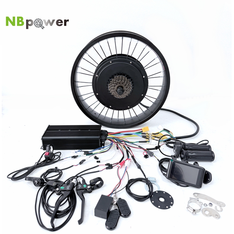 Kit de Conversão para Biciclet - 5000W Hub Motor Kit 72V avaliação e preço