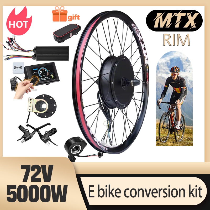 Kit de conversão de bicicleta  - 5000W Hub Motor Kit 72V avaliação e preço